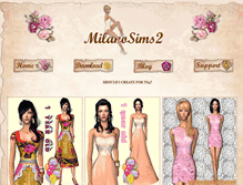 Tablet Screenshot of milanosims2.com